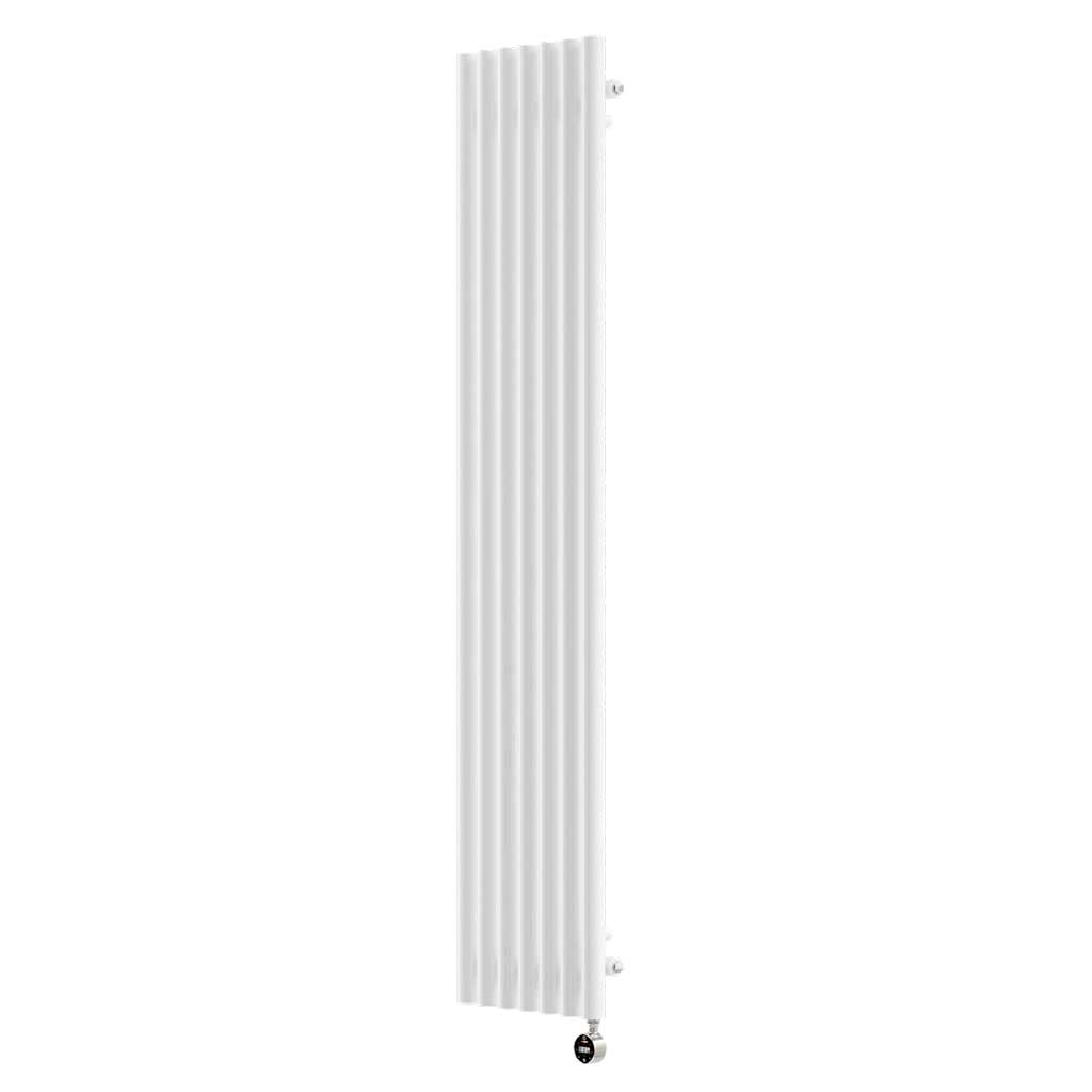 Ecostrad Alto iQ WiFi Vertical Designer Electric Radiator - White 1200w (372 x 1780mm)