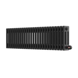 Ecostrad Allerton TriQ WiFi Low Triple Column Electric Radiator - Anthracite 1200w (1190 x 300mm)