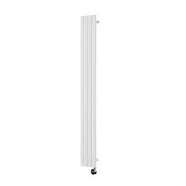 Ecostrad Allora TriQ WiFi Vertical Designer Electric Radiator - White 800w (236 x 1600mm)
