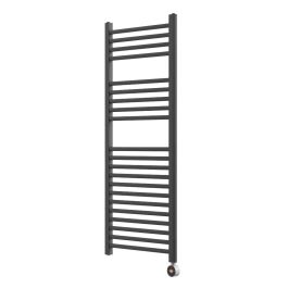 Ecostrad Fina-E TriQ WiFi Electric Towel Rail - Black 400w (500 x 1200mm)