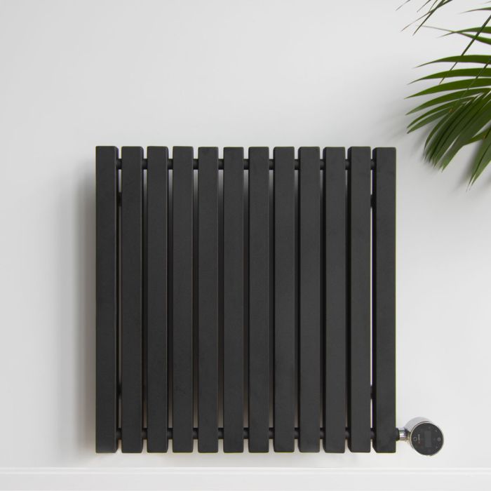 Ecostrad Adesso iQ WiFi Designer Electric Radiators - Black  photo