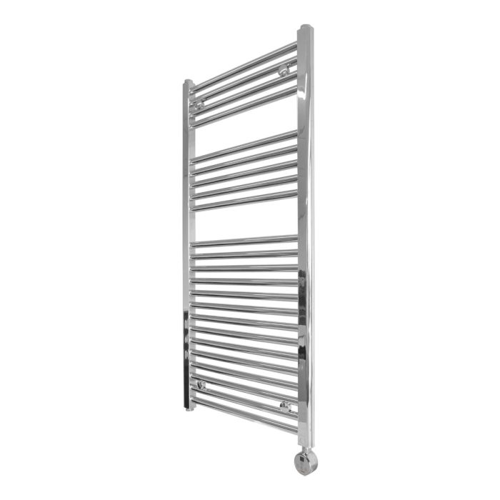 Ecostrad Fina-E Thermostatic Electric Towel Rail - Chrome 300w (500 x 1100mm) photo