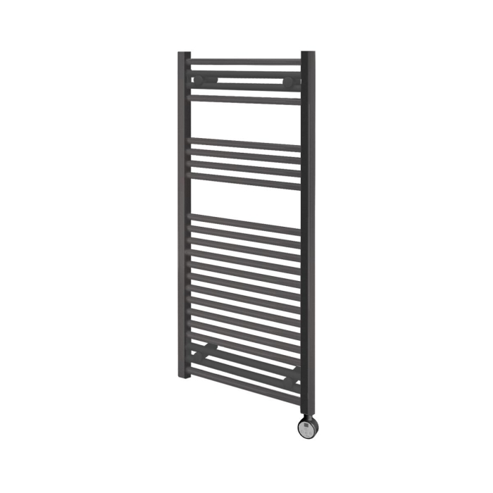 Ecostrad Fina-E Thermostatic Electric Towel Rail - Anthracite 300w (500 x 1100mm) photo
