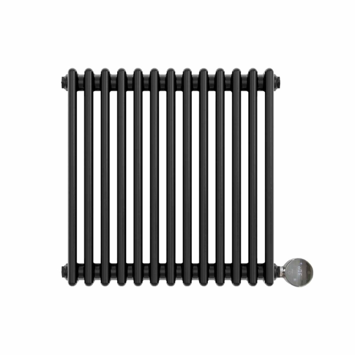 Ecostrad Allerton iQ WiFi Horizontal Double Column Electric Radiator - Anthracite 600w (605 x 600mm) photo