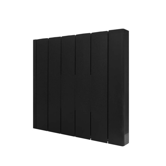 Ecostrad iQ Ceramic WiFi Controlled Electric Radiator - V1 Black 1500w photo