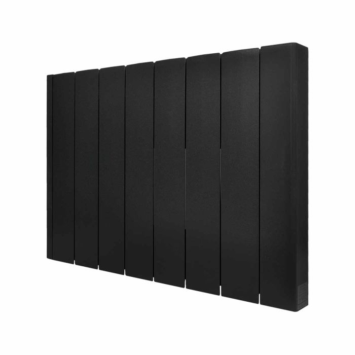 Ecostrad iQ Ceramic WiFi Controlled Electric Radiator - V1 Black 2000w photo