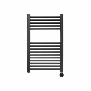 Ecostrad Fina-E iQ WiFi Electric Towel Rail - Anthracite 200w (500 x 800mm)