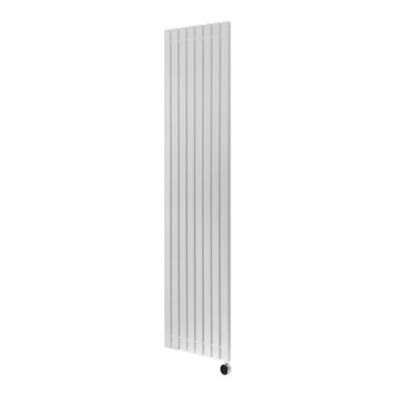 Ecostrad Adesso iQ WiFi Vertical Designer Electric Radiator - White 1000w (390 x 1600mm)