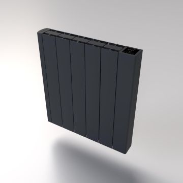 Ecostrad iQ Ceramic WiFi Controlled Electric Radiator - Black 1500w