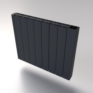 Ecostrad iQ Ceramic WiFi Controlled Electric Radiator - Black 2000w