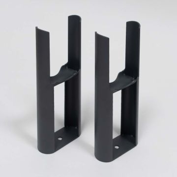 Ecostrad Allerton Double Column Feet - Anthracite