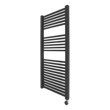 Ecostrad Cube iQ WiFi Electric Towel Rail - Anthracite 600w (500 x 1200mm)