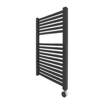 Ecostrad Cube iQ WiFi Electric Towel Rail - Anthracite 400w (500 x 800mm)