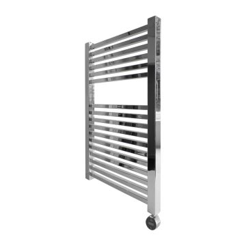  Ecostrad Cube iQ WiFi Electric Towel Rail - Chrome 400w (500 x 800mm)
