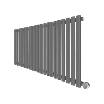 Ecostrad Allora Designer Electric Radiator - Anthracite 1200w (1180 x 635mm)