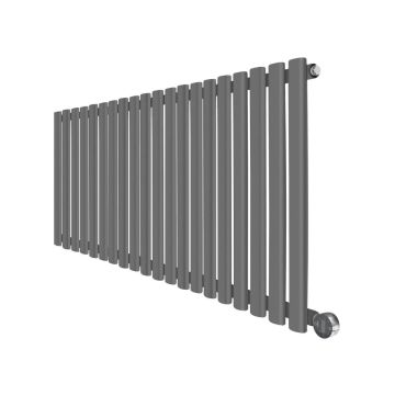 Ecostrad Allora iQ WiFi Designer Electric Radiator - Anthracite 1200w (1180 x 635mm)
