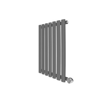 Ecostrad Allora Designer Electric Radiator - Anthracite 300w (415 x 635mm)