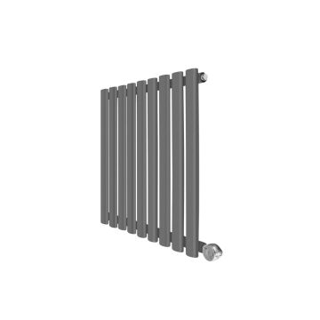 Ecostrad Allora Designer Electric Radiator - Anthracite 600w (595 x 635mm)