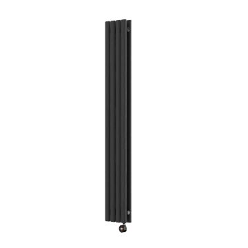 Ecostrad Allora TriQ WiFi Vertical Designer Electric Radiator - Anthracite Double Panel 1200w (236 x 1600mm)