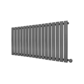 Ecostrad Ascoli iQ WiFi Designer Electric Radiator - Anthracite 1000w (1190 x 635m)