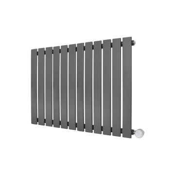 Ecostrad Ascoli Designer Electric Radiator - Anthracite 800w (840 x 635mm)