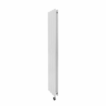 Ecostrad Allora iQ WiFi Vertical Designer Electric Radiator - White Double Panel 1200w (236 x 1600mm)