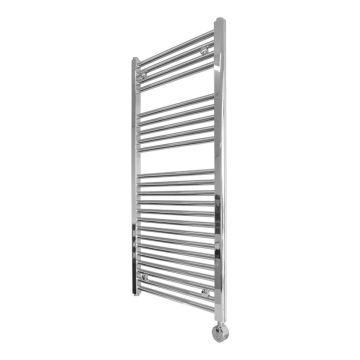 Ecostrad Fina-E Thermostatic Electric Towel Rail - Chrome 300w (500 x 1100mm)