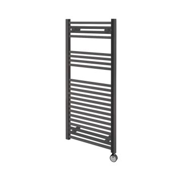 Ecostrad Fina-E Thermostatic Electric Towel Rail - Anthracite 300w (500 x 1100mm)