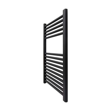 Ecostrad Fina-E Electric Towel Rail - Black 200w (500x800mm)