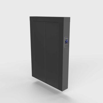 Ecostrad Icon iQ WiFi Controlled Horizontal Electric Radiator – Anthracite 500w