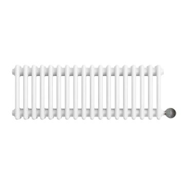 Ecostrad Allerton iQ WiFi Low Triple Column Electric Radiator - White 1000w (830 x 300mm)