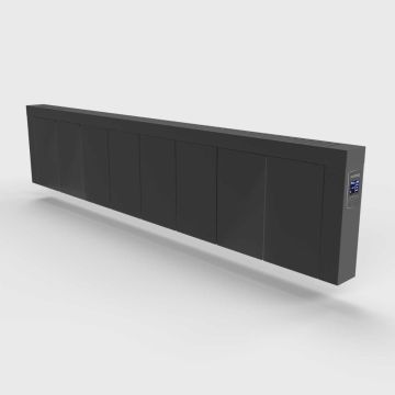 Ecostrad Icon iQ WiFi Controlled Low Electric Radiator – Anthracite 1600w