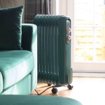 Moda Jazz Oil Filled Portable Radiator – Green 2000w 