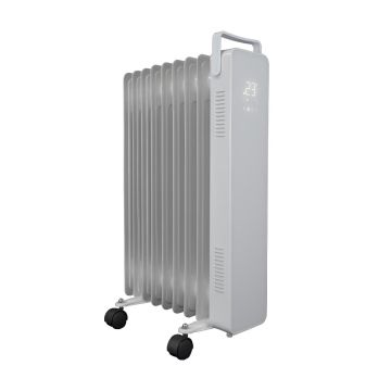 Moda Nexus WiFi Oil Filled Portable Radiator – White 2000w