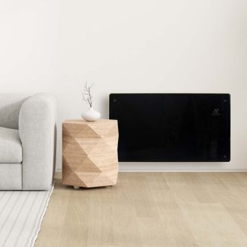 Moda Onyx Smart Electric Heater - Black Glass 2000w