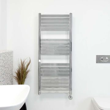 Ecostrad Scala Thermostatic Electric Towel Rail - Chrome 