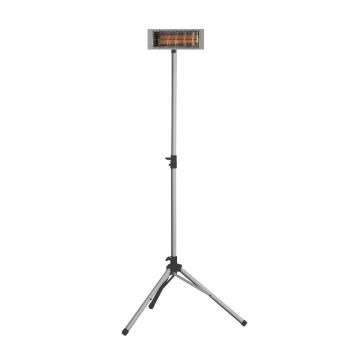 Burda Freestanding Outdoor Heater Tripod -  Silver