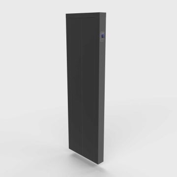 Ecostrad Icon iQ WiFi Controlled Vertical Electric Radiator – Anthracite 1000w