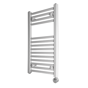 Ecostrad Fina-E Thermostatic Electric Towel Rail - White 200w (400 x 700mm)