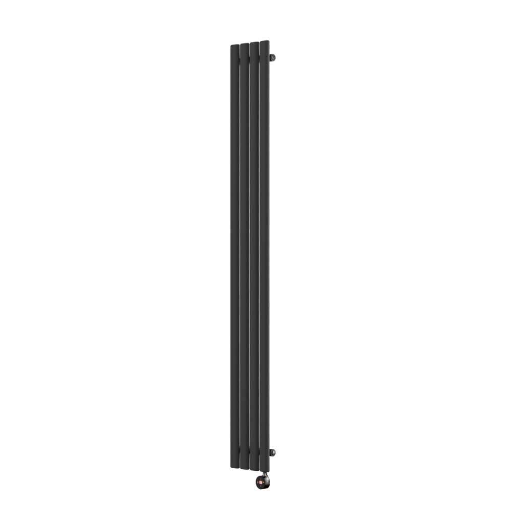 Ecostrad Allora TriQ WiFi Vertical Designer Electric Radiator - Anthracite 800w (236 x 1780mm)