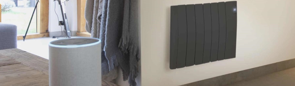 Haverland SmartWave electric radiator on wall