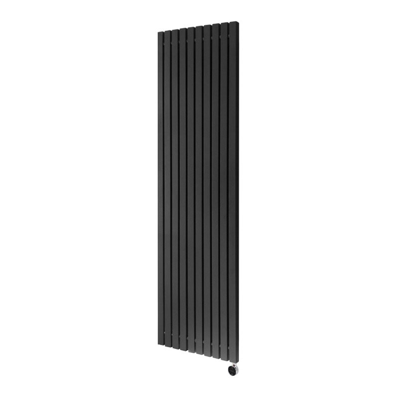 Ecostrad Adesso iQ WiFi Vertical Designer Electric Radiators Black