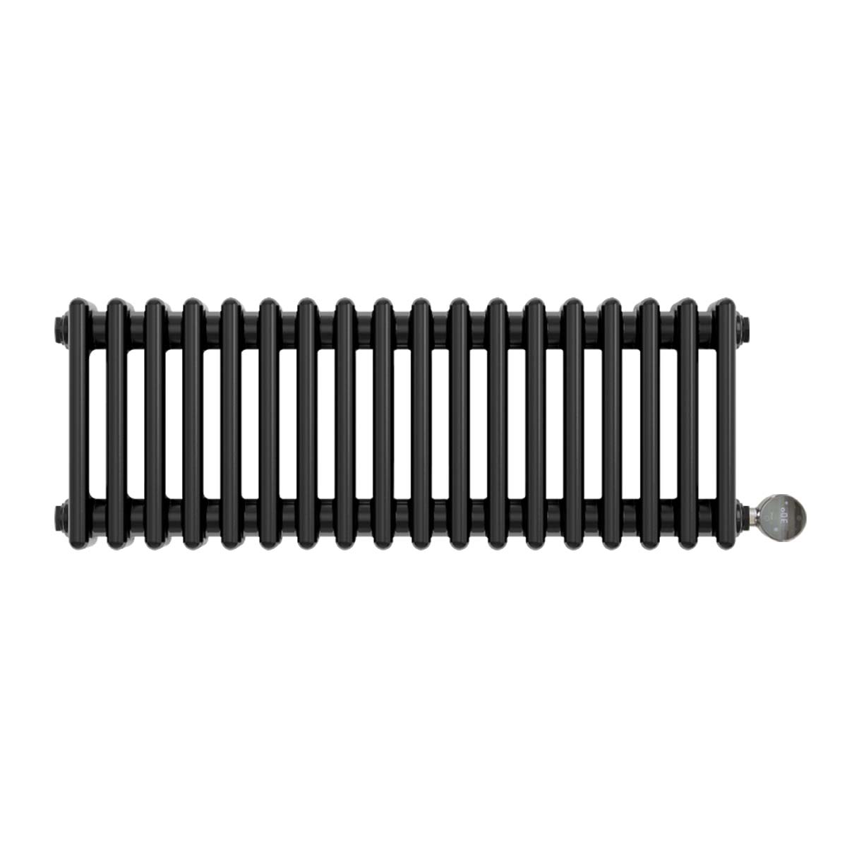 Ecostrad Allerton iQ WiFi Low Triple Column Electric Radiator Anthracite